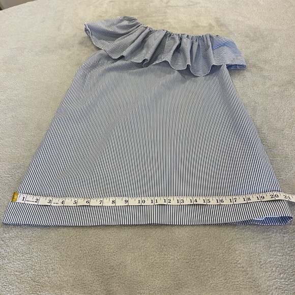 Abercrombie & Fitch One-Shoulder Ruffle Dress Size Small Petite - Picture 9 of 11